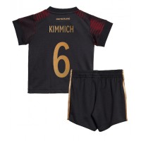 Germany Joshua Kimmich #6 Replica Away Minikit World Cup 2022 Short Sleeve (+ pants)